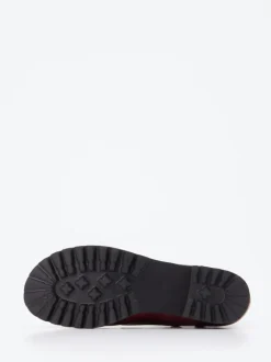 Ralph Harrison – Schnürstiefelette aus Lammleder bordeaux