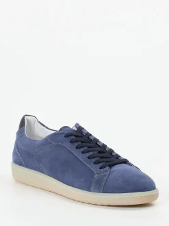 Ralph Harrison – Sneaker aus Veloursleder jeansblau