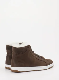 Ralph Harrison – Sneaker-Boots aus Leder braun