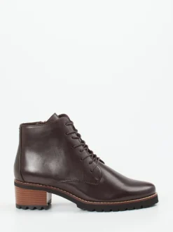 Ralph Harrison – Stiefelette aus Lammleder Dunkelbraun