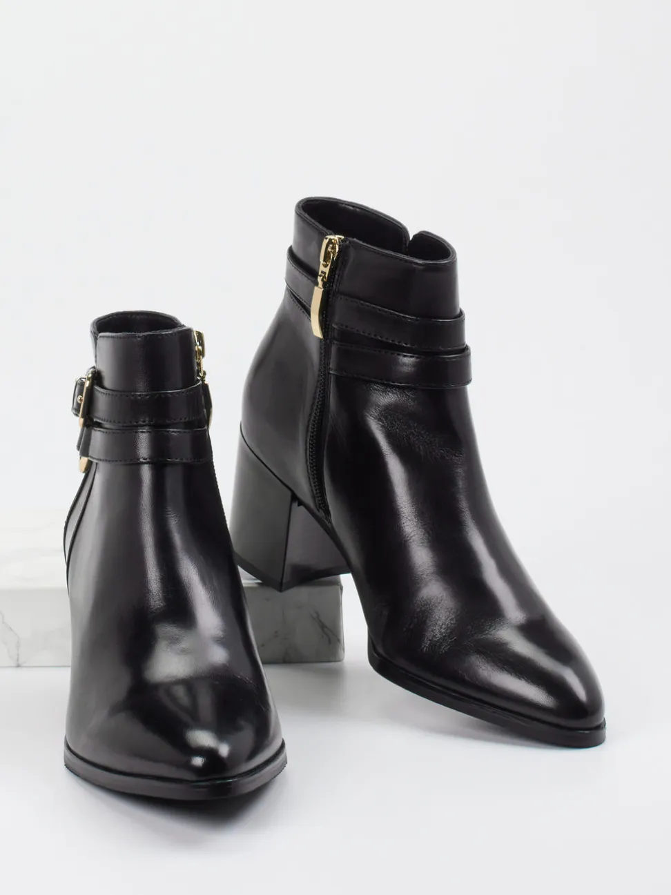 Ralph Harrison – Stiefeletten aus Kalbleder schwarz