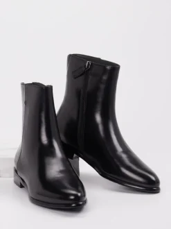 Ralph Harrison – Stiefelette aus Kalbleder schwarz