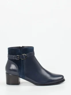 Ralph Harrison – Stiefelette aus Kalbleder Dunkelblau