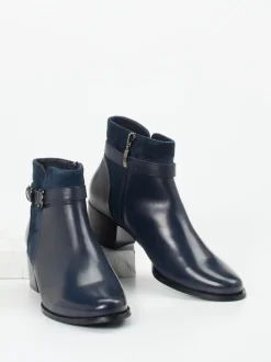 Ralph Harrison – Stiefelette aus Kalbleder Dunkelblau