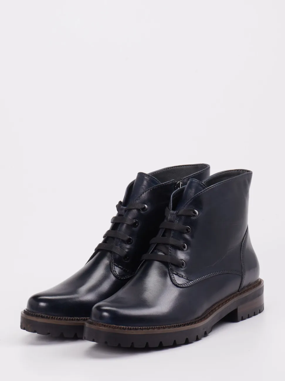 Ralph Harrison – Stiefeletten aus Lammleder Dunkelblau
