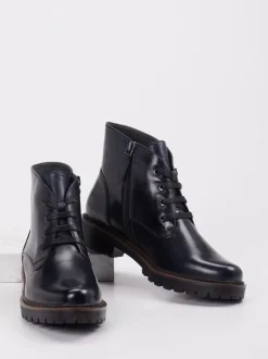 Ralph Harrison – Stiefeletten aus Lammleder Dunkelblau