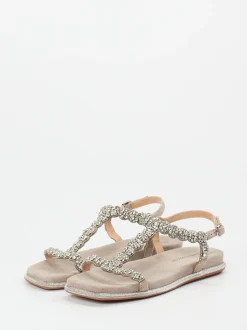 Ralph Harrison – Zehentrenner-Sandalette aus Veloursleder
