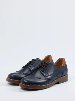 Ralph Harrison Classic – Brogue aus Kalbleder Dunkelblau