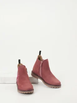 Ralph Harrison Classic – Chelsea Boots aus Nubukleder Altrosa