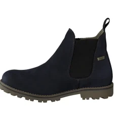 Ralph Harrison Classic – Chelsea Boots aus Nubukleder blau
