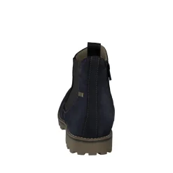 Ralph Harrison Classic – Chelsea Boots aus Nubukleder blau