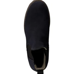 Ralph Harrison Classic – Chelsea Boots aus Nubukleder blau