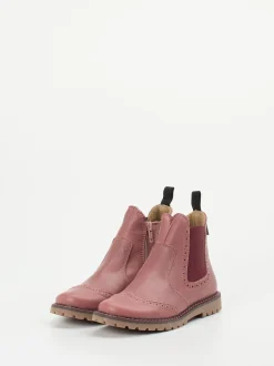 Ralph Harrison Classic – Chelsea Boots aus Kalbleder Altrosa