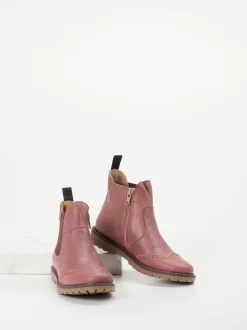 Ralph Harrison Classic – Chelsea Boots aus Kalbleder Altrosa