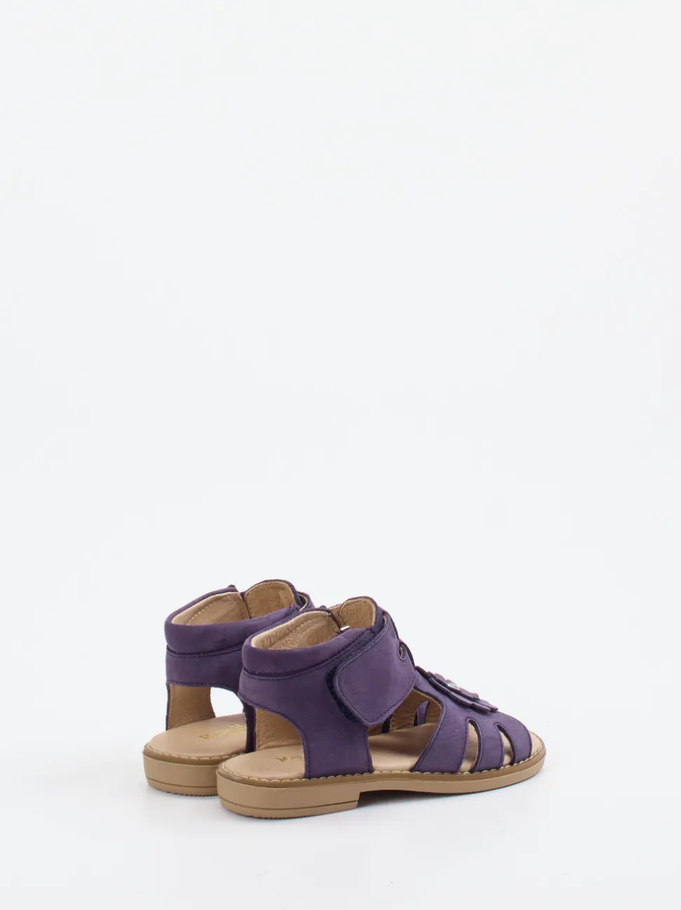 Ralph Harrison Classic – Mädchensandale aus Nubukleder Violett