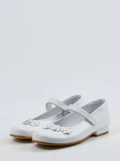 Ralph Harrison Classic – Mary Janes aus Kalbleder Weiß