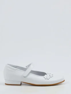 Ralph Harrison Classic – Mary Janes aus Kalbleder Weiß