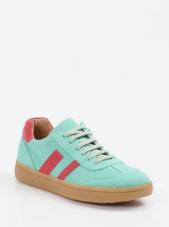 Ralph Harrison Classic – Sneaker aus Veloursleder mintgrün