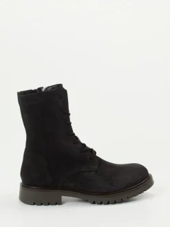 Ralph Harrison Classic – Schnürboots aus Nubukleder schwarz