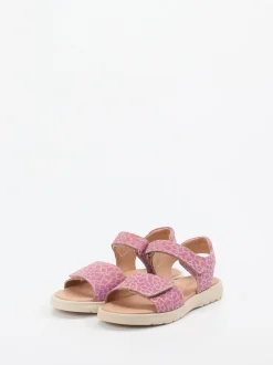 Ralph Harrison Classic – Sandalen aus geprägtem Leder pinkviolett