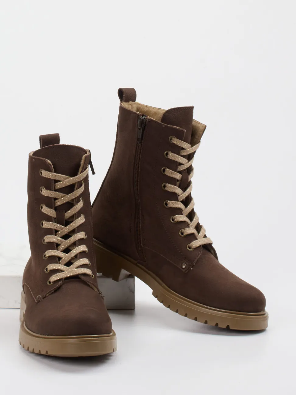 Ralph Harrison Classic – Schnürboots aus Nubukleder braun