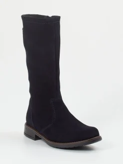 Ralph Harrison Classic – Stiefel aus Veloursleder Dunkelblau