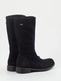 Ralph Harrison Classic – Stiefel aus Veloursleder Dunkelblau