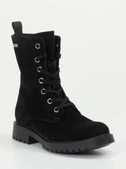 Ralph Harrison Classic – Schnürboots aus Veloursleder schwarz