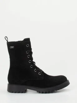 Ralph Harrison Classic – Schnürboots aus Veloursleder schwarz