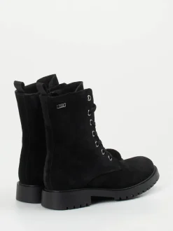 Ralph Harrison Classic – Schnürboots aus Veloursleder schwarz