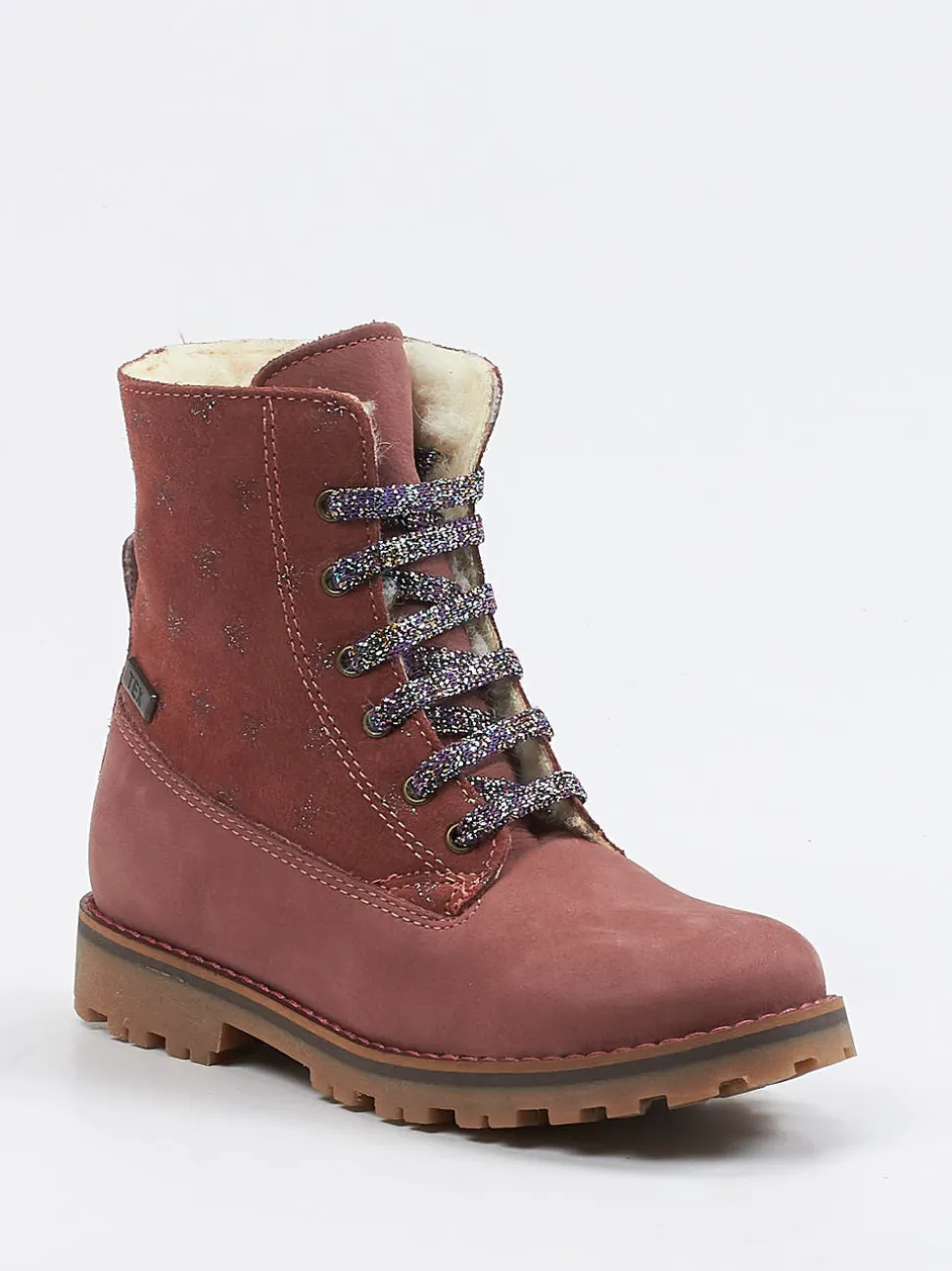 Ralph Harrison Classic – Schnürboots aus Nubukleder Altrosa