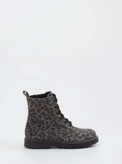 Ralph Harrison Classic – Schnürboots aus geprägtem Leder grau