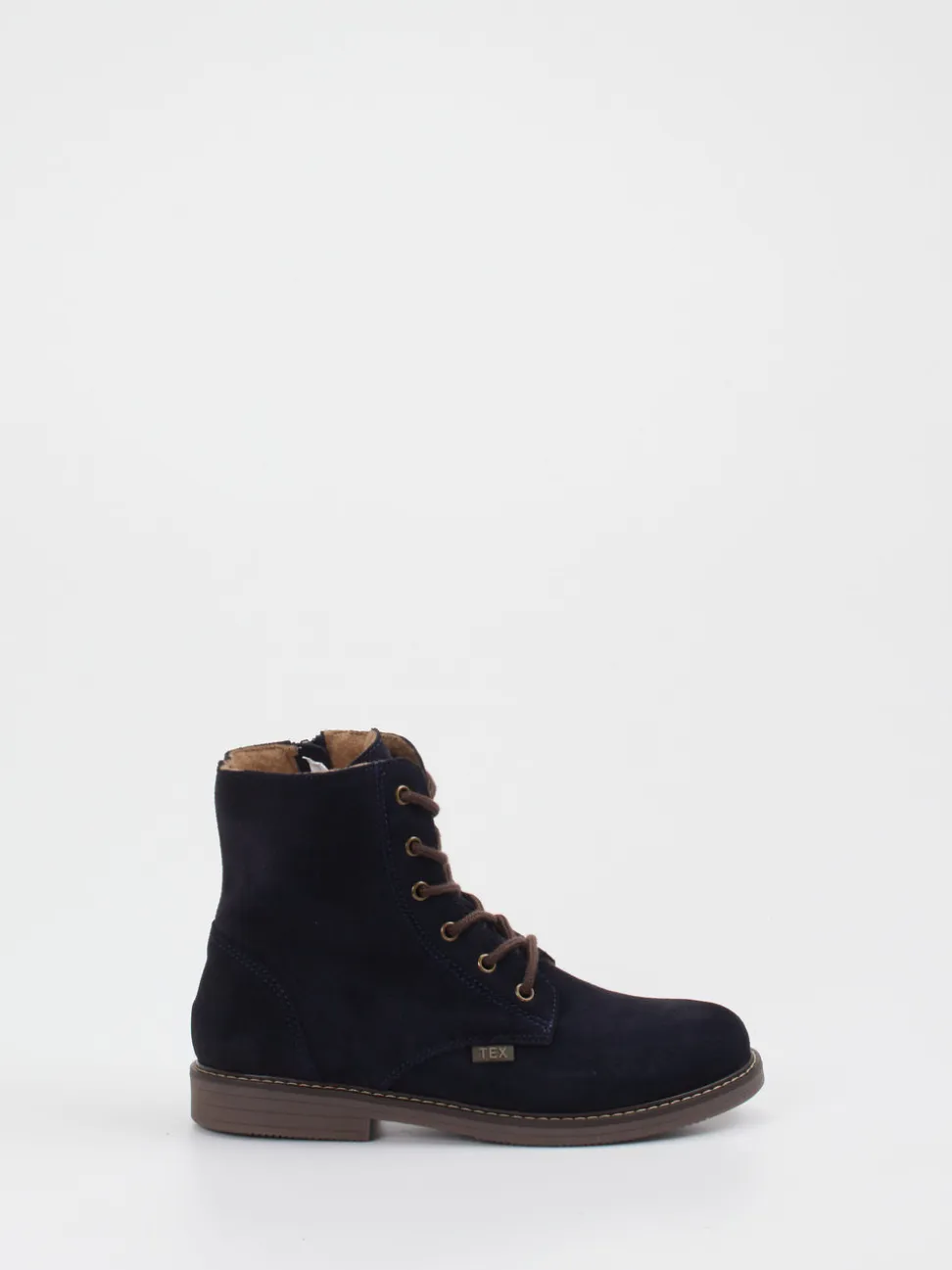 Ralph Harrison Classic – Schnürboots aus Veloursleder Dunkelblau