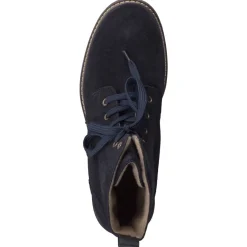 Ralph Harrison Classic – Schnürboots aus Veloursleder dunkelblau