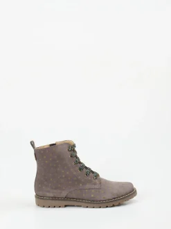 Ralph Harrison Classic – Schnürboots aus Veloursleder mauvebraun