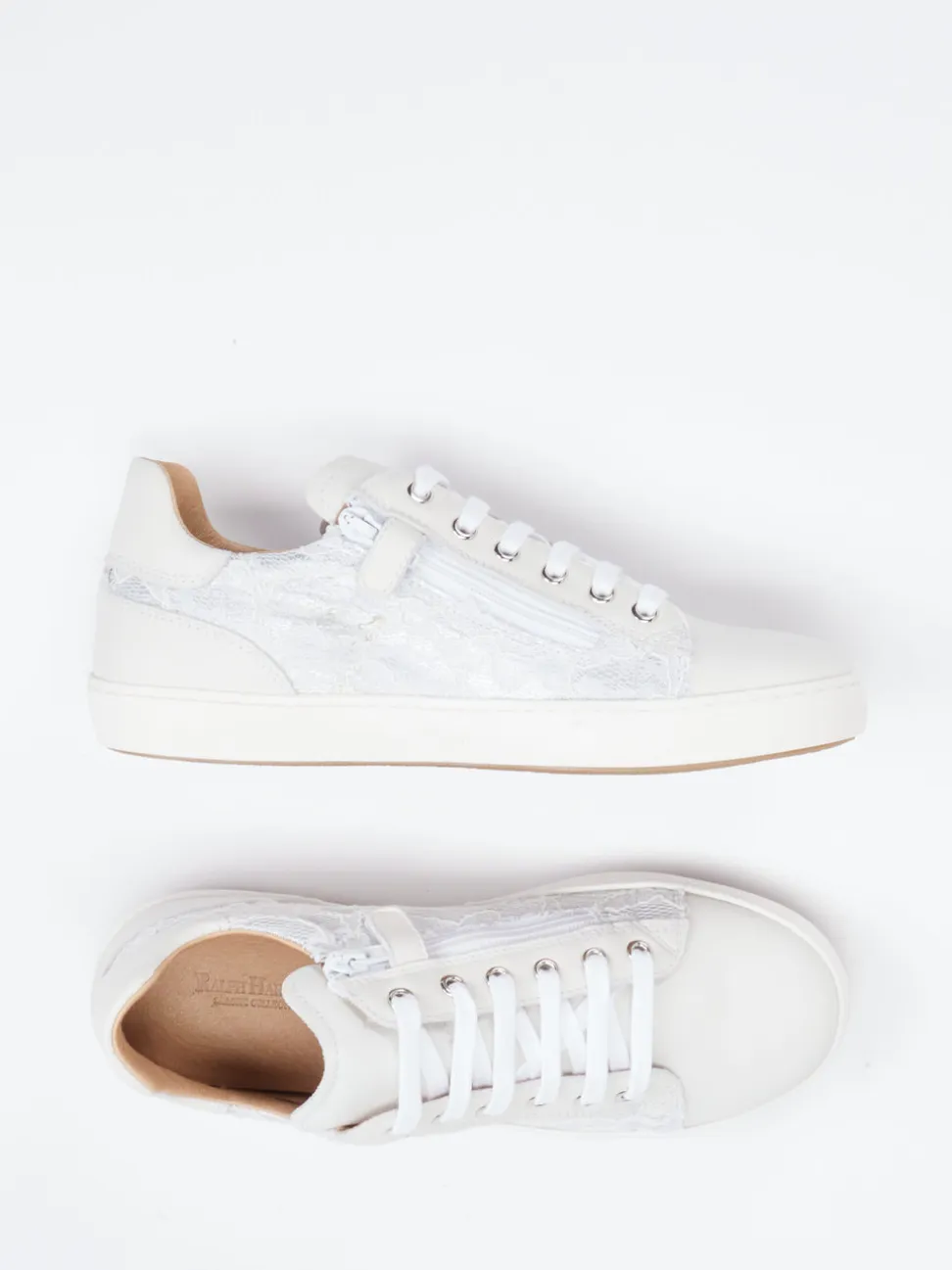 Ralph Harrison Classic – Sneaker aus Kalbleder mit Spitze