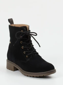 Ralph Harrison Classic – Schnürboots aus Veloursleder Schwarz