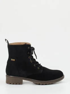 Ralph Harrison Classic – Schnürboots aus Veloursleder Schwarz