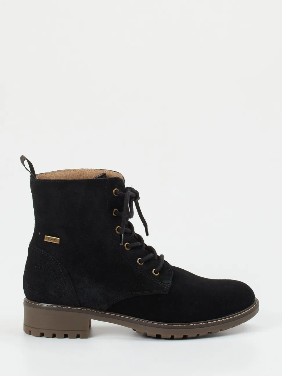 Ralph Harrison Classic – Schnürboots aus Veloursleder Schwarz