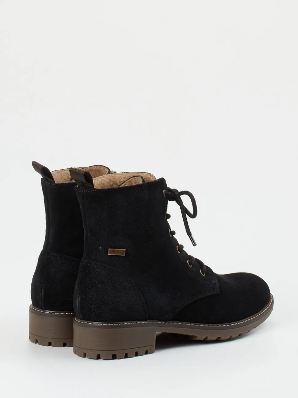 Ralph Harrison Classic – Schnürboots aus Veloursleder Schwarz