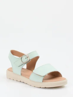 Ralph Harrison Classic – Sandalen aus Nubukleder Pastellgrün