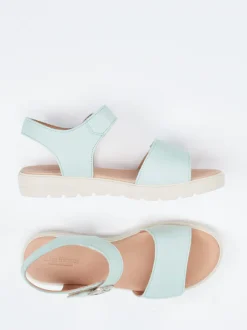 Ralph Harrison Classic – Sandalen aus Nubukleder Pastellgrün