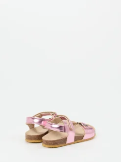 Ralph Harrison Classic – Sandalen aus Metallic in Rosa