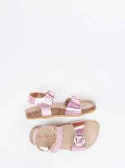 Ralph Harrison Classic – Sandalen aus Metallic in Rosa