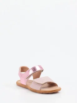 Ralph Harrison Classic – Sandalen aus geprägtem Leder rosa