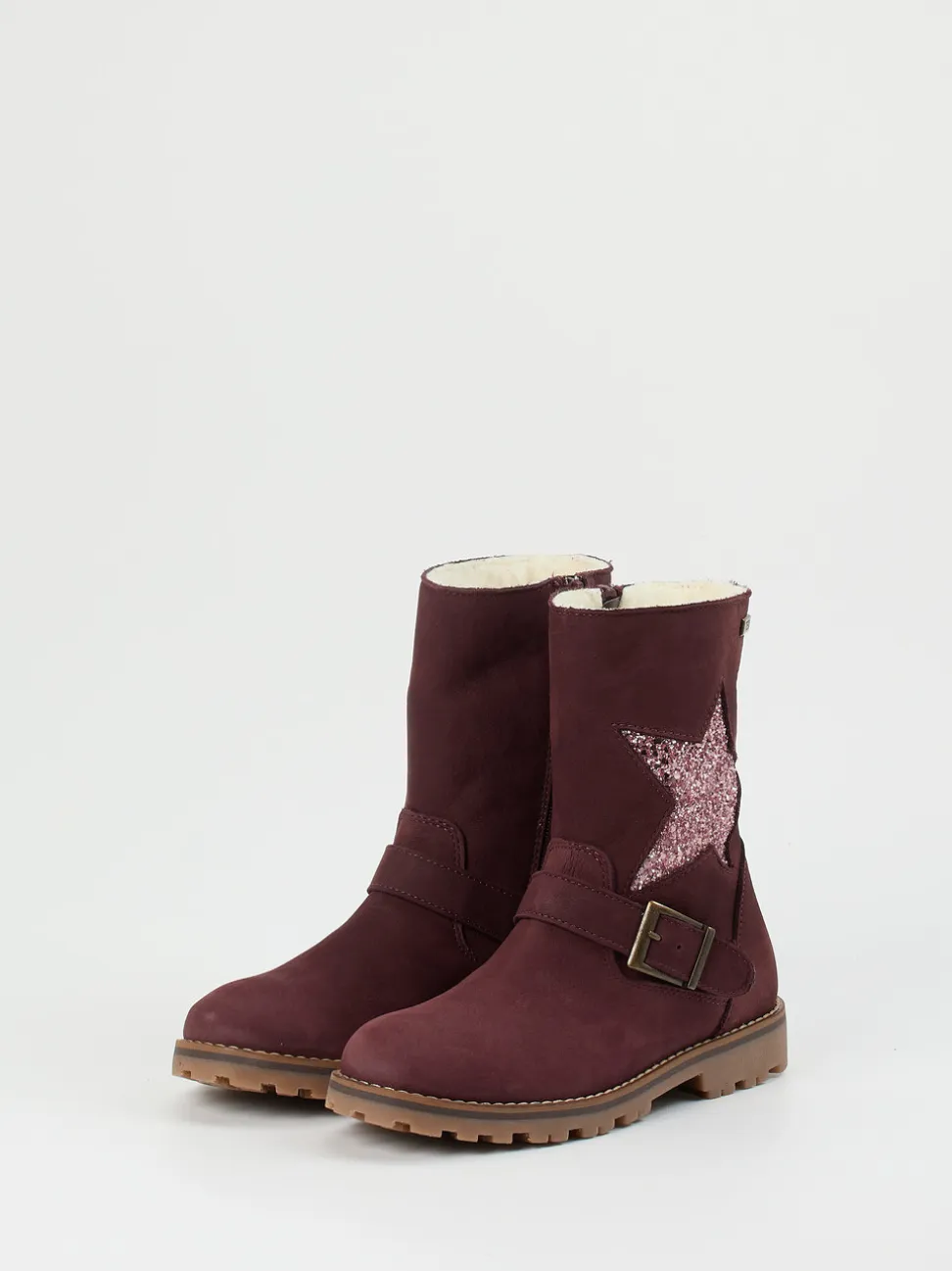 Ralph Harrison Classic – Winterboots aus Nubukleder brombeerpink