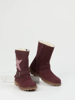 Ralph Harrison Classic – Winterboots aus Nubukleder brombeerpink