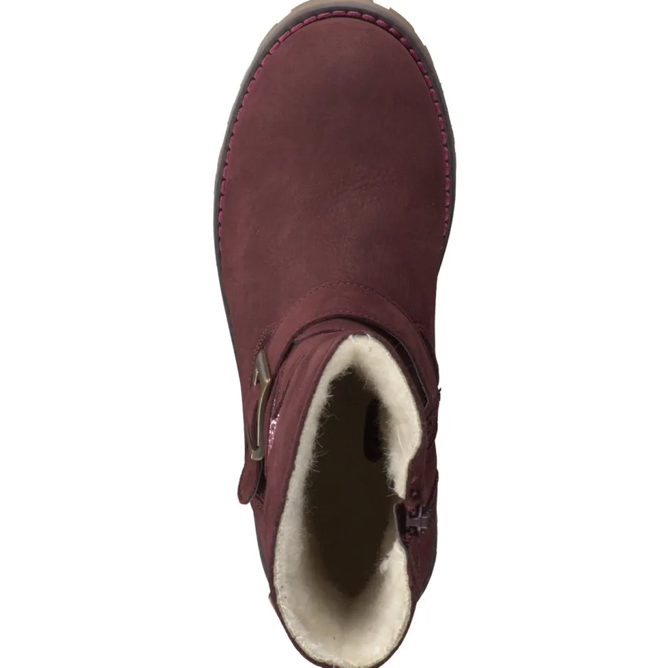 Ralph Harrison Classic – Winterboots aus Nubukleder brombeerpink