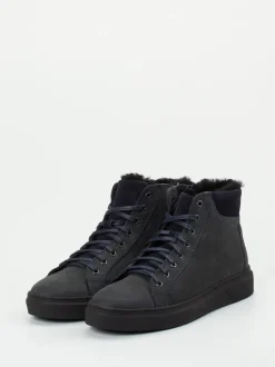 Ralph Harrison Country – High-Top-Sneaker aus Nubukleder blau