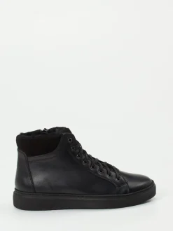 Ralph Harrison Country – High-Top Sneaker aus Fettleder schwarz